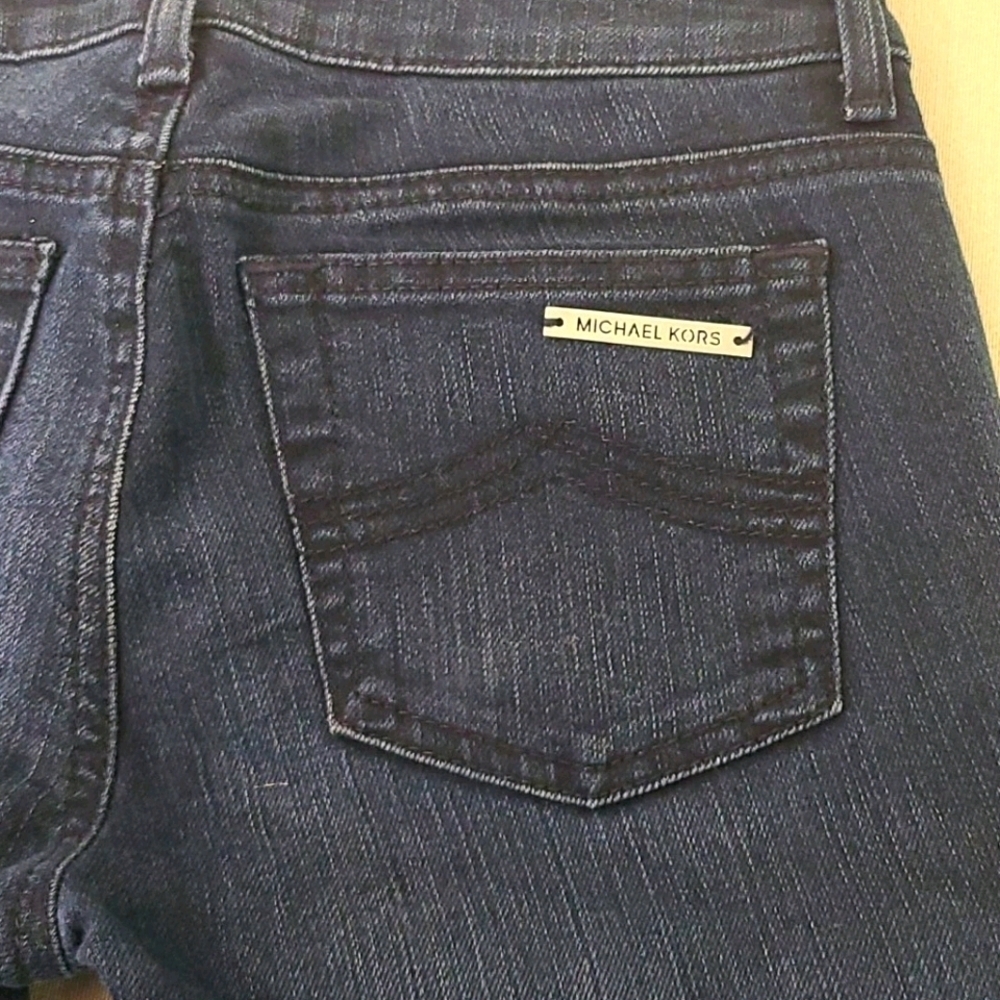 MICHAEL KORS  DARK SKINNY JEANS SZ 2 - Picture 3 of 9